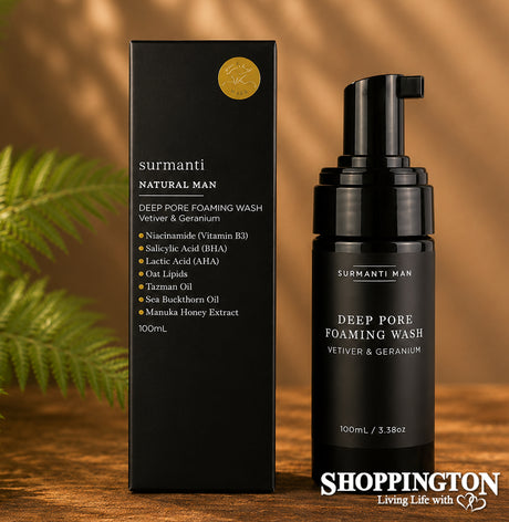 Surmanti - Natural Man Deep Pore Foaming Wash