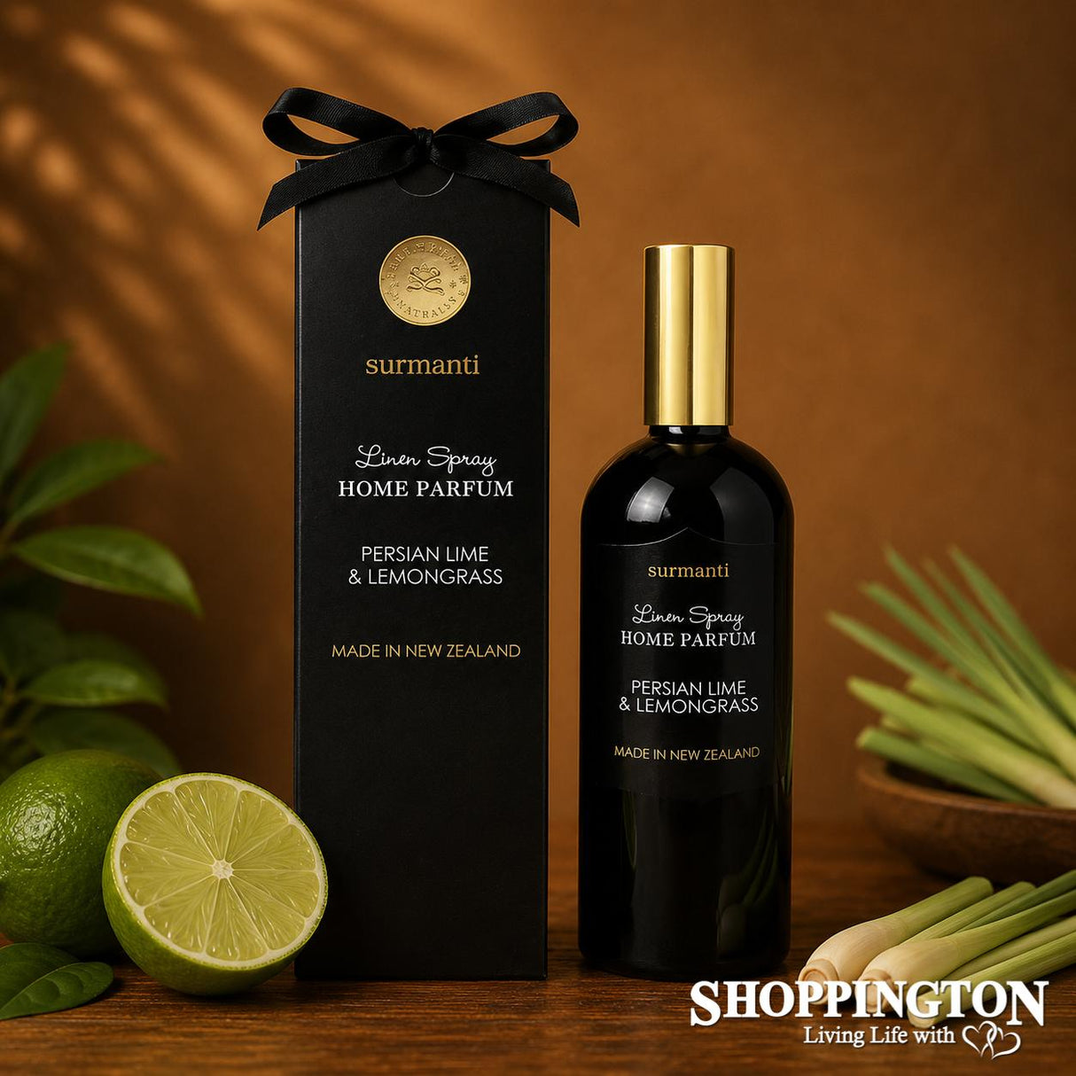 Surmanti Persian Lime & Lemongrass Room Spray Home Parfum
