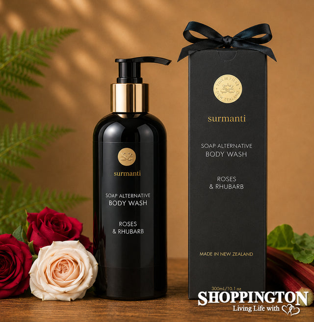Surmanti Roses & Rhubarb Body Wash