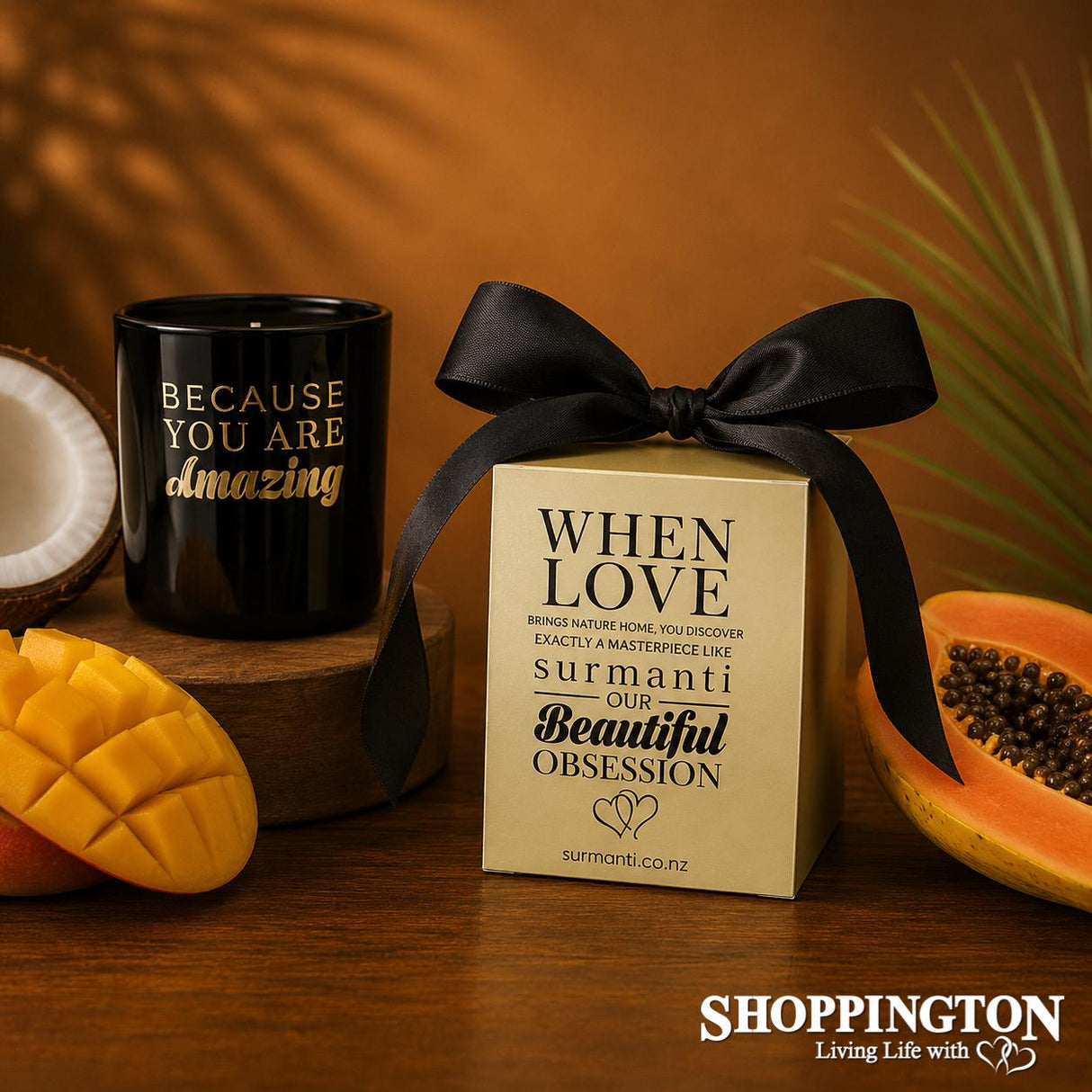 Surmanti You Are Amazing Candle Mango Papaya & Coconut