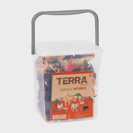 Terra by Battat - Jungle World In A Bucket - 60 Pieces