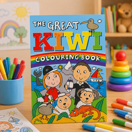 The Great Kiwi Colouring Book