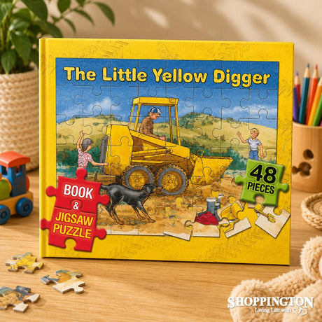 The Little Yellow Digger - Book and Jigsaw