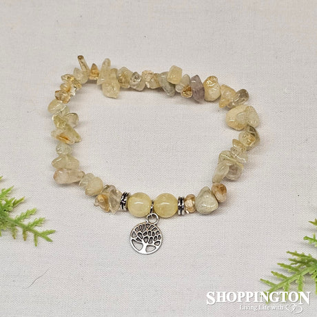 Tree of Life Gemstone Bracelets - Citrine
