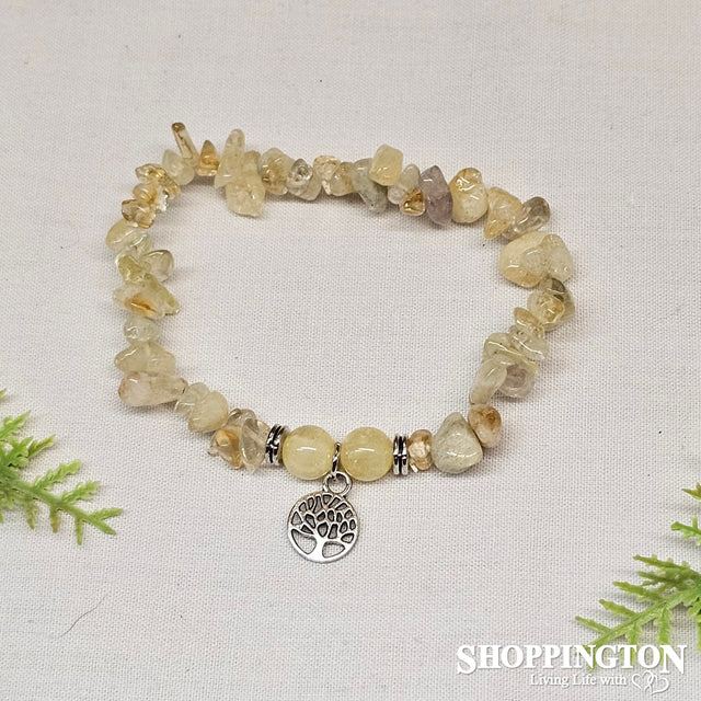 Tree of Life Gemstone Bracelets - Citrine