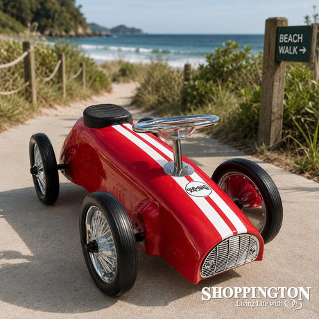 Tri-Ang Classic Red Ride on Racer