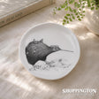 Trinket Dish - Brown Kiwi Walking with Aroha