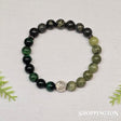 Triple Gemstone Bracelets - Jade, Zoisite, Green Tigers Eye
