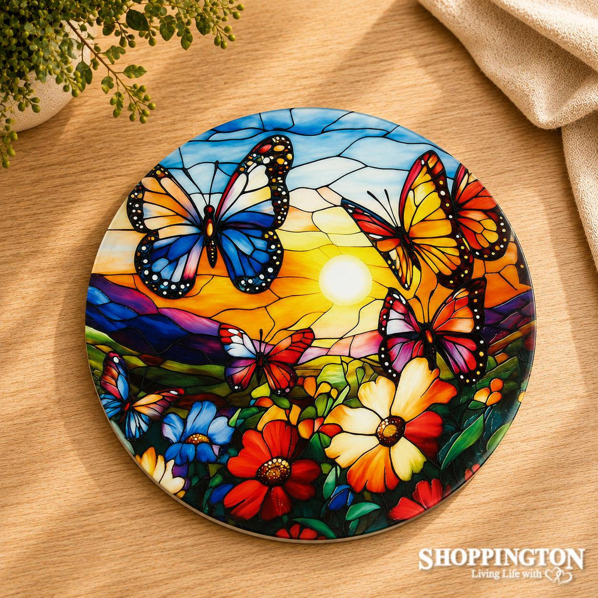 Trivet - Ceramic Butterfly's