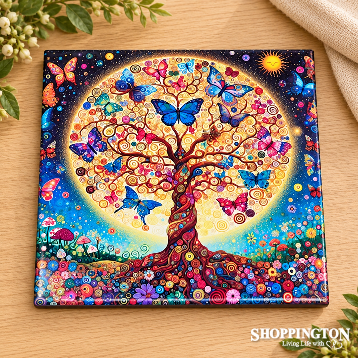 Trivet - Ceramic Tree of Life