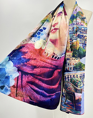 Scarf - Frida Purples