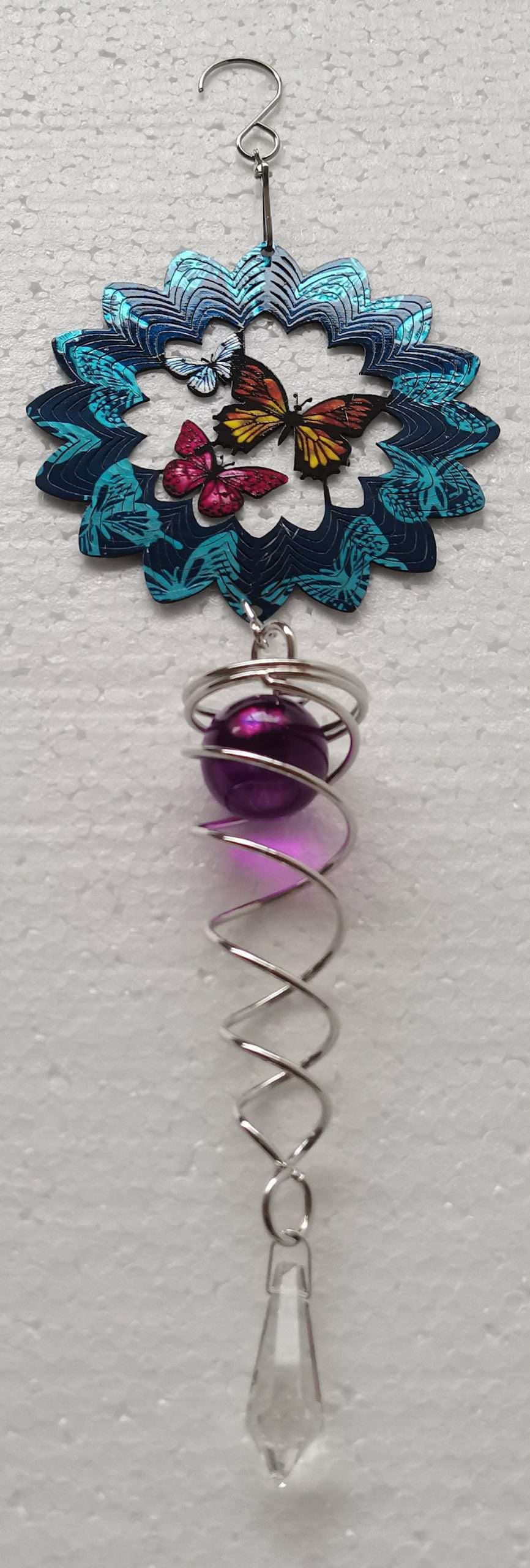 Wind Spinner - Butterflies 25cm