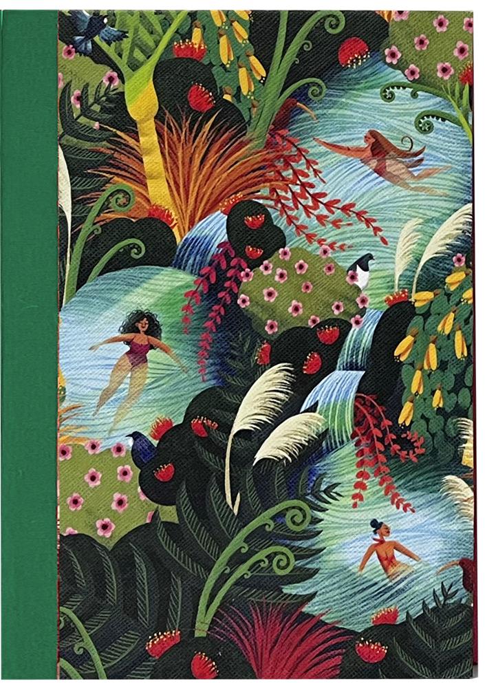 Wahine in Water Notebook Design by Hope McConnell