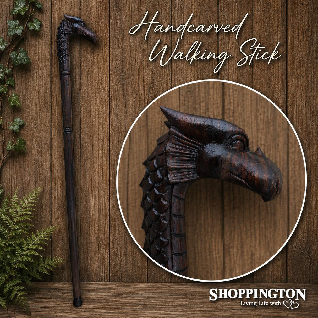 Walking Stick / Dragon with Scales