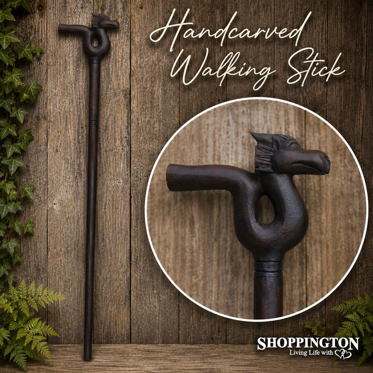 Walking Stick / Dragon (with handle)