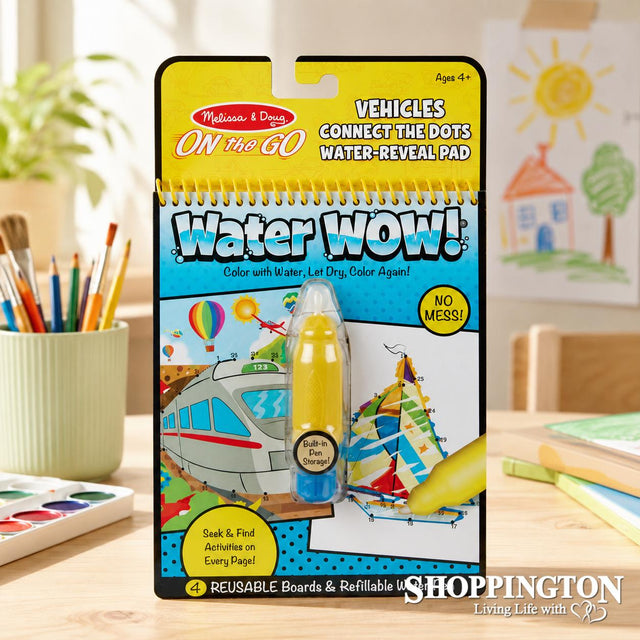 Water Wow Connect the Dots Vehicles