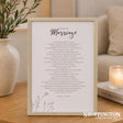 Wedding Marriage Framed Art