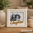 White Wash Photo Frame 6" x 4" - Daughter