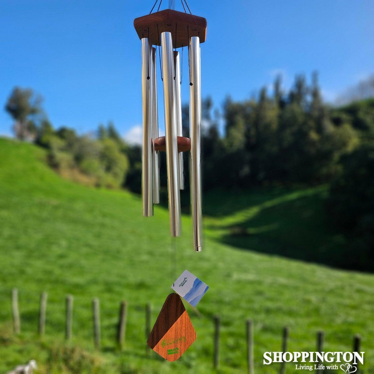 Wind Chime - Natures Melody Silver available in various sizes (professionally tuned)
