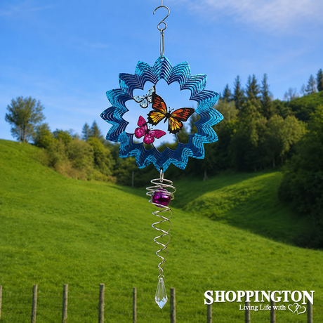 Wind Spinner - Butterflies 25cm