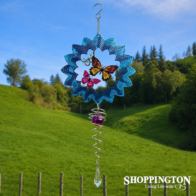 Wind Spinner - Butterflies 25cm