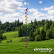 Wind Spinner - Curly 48"Thin Rainbow