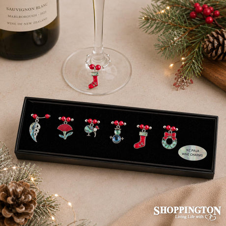 Wine Charms - Kiwiana Christmas
