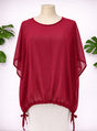 Wine Drop Side Summer Top