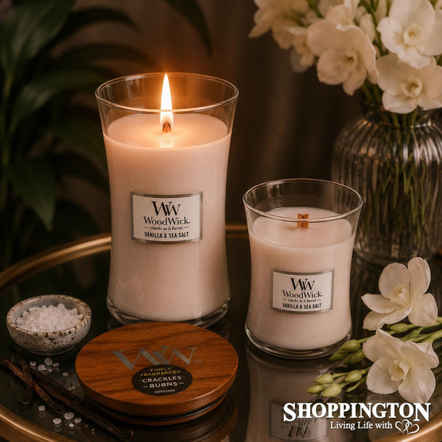 WoodWick Vanilla & Sea Salt Medium