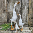 Wooden Duck - White Wash 60cm
