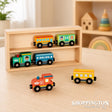 Wooden Magnetic Train Set