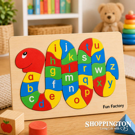 Wooden Puzzle / Snake Alphabet