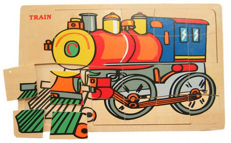 Wooden Puzzle - Train