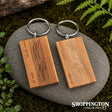 Wooden Rimu Keyrings
