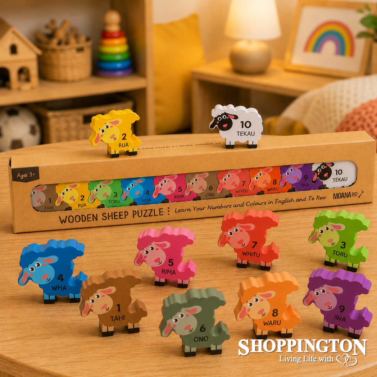 Wooden Sheep Puzzle