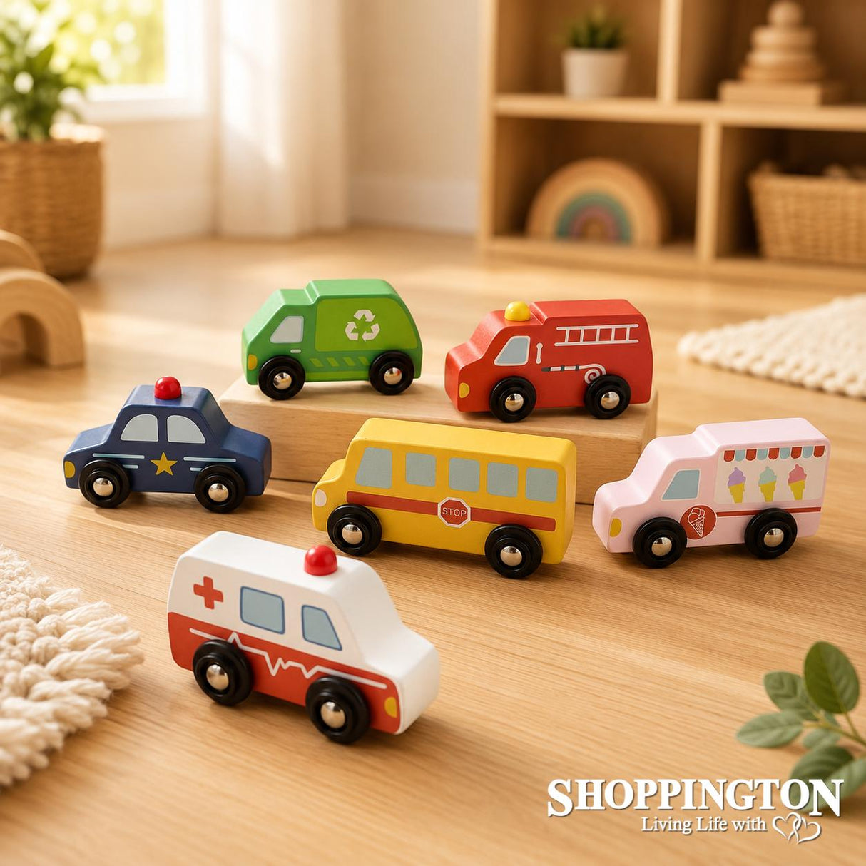Wooden Transportation Set