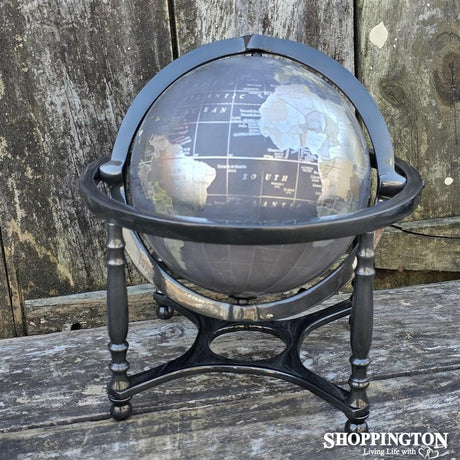World Globe on Black Frame