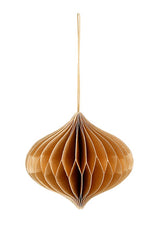Honeycomb Teardrop - Gold