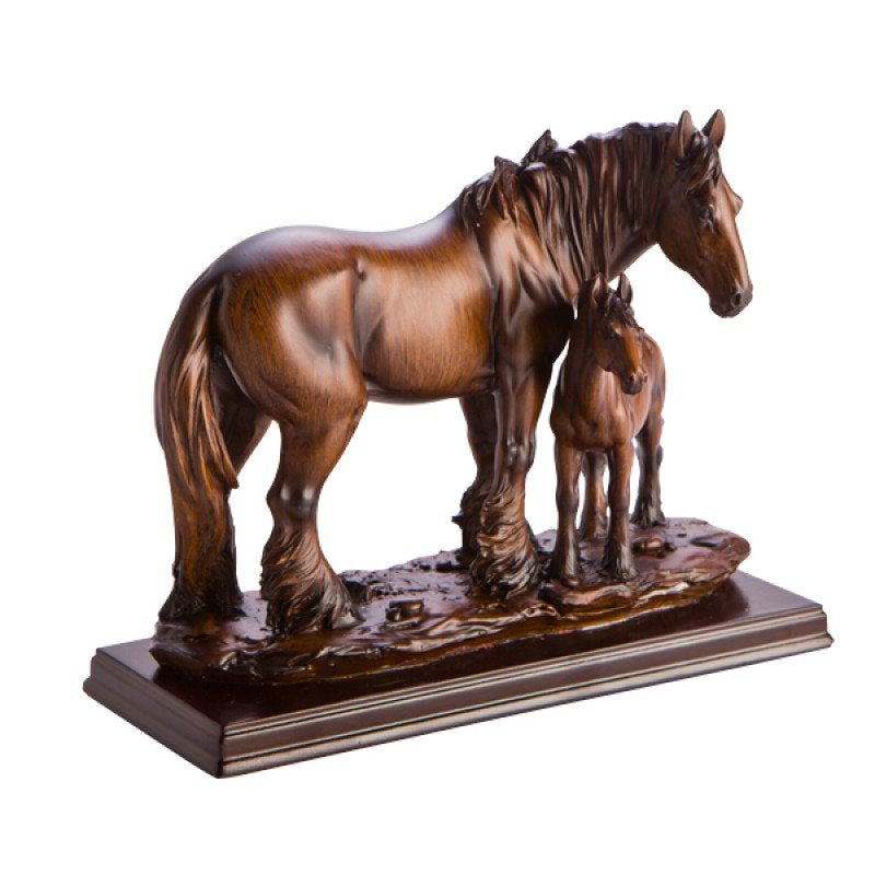 Horse & Foal Figurine