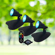 ZWF LED Light Kit - Set of 3 (3 watt) RGB Remote Controller