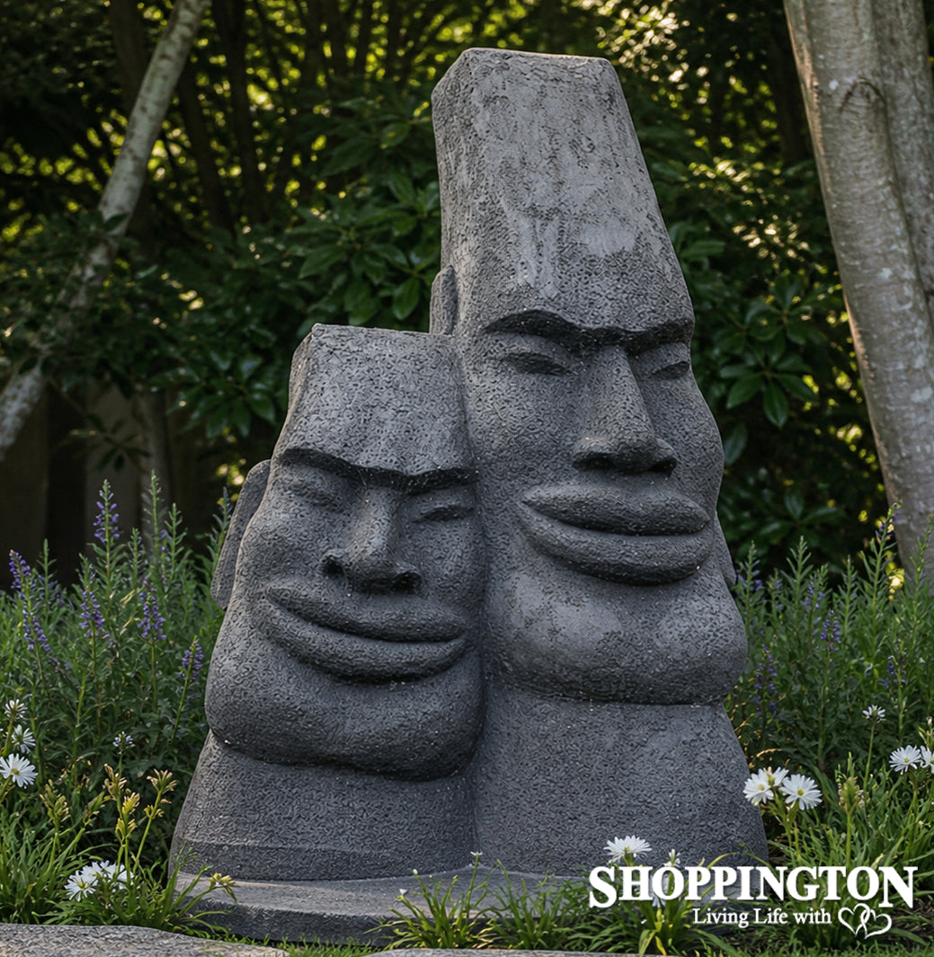 Abstract Couple Sculpture 115cm Garden Sculpture