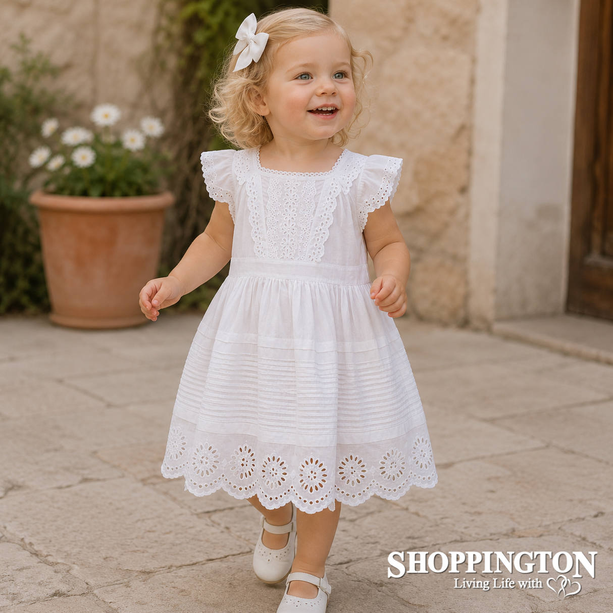 Arthur Avenue - Neutral Love Antique Cotton Dress
