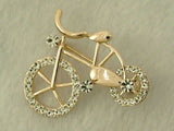 Brooch - Gold Bicycle
