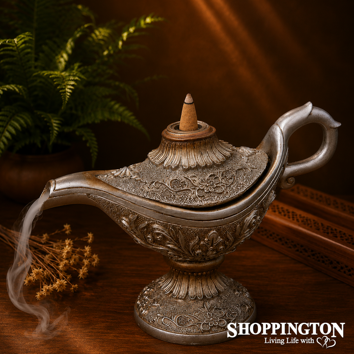 Silver Lamp Backflow Burner