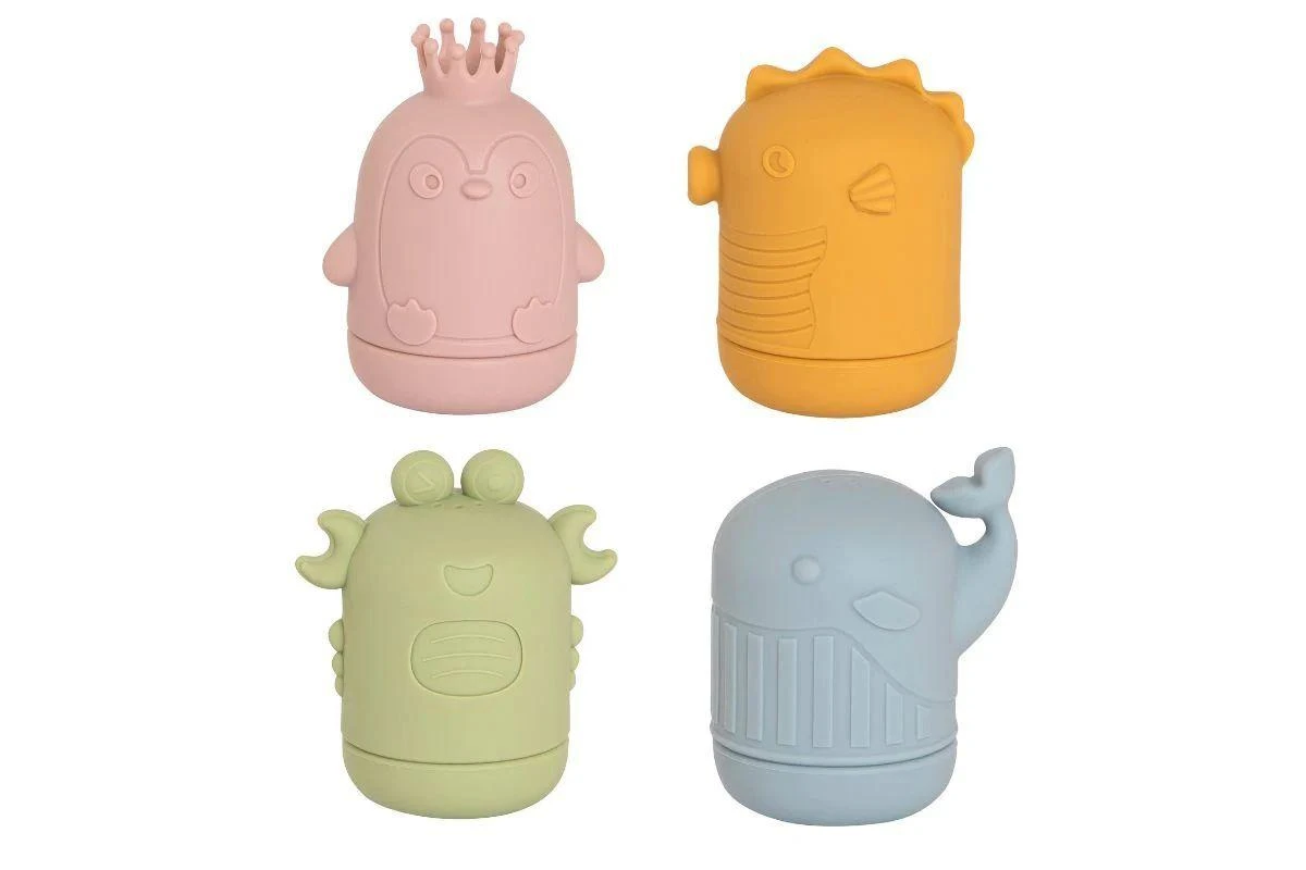 Silicone Bath Squeezy Animals