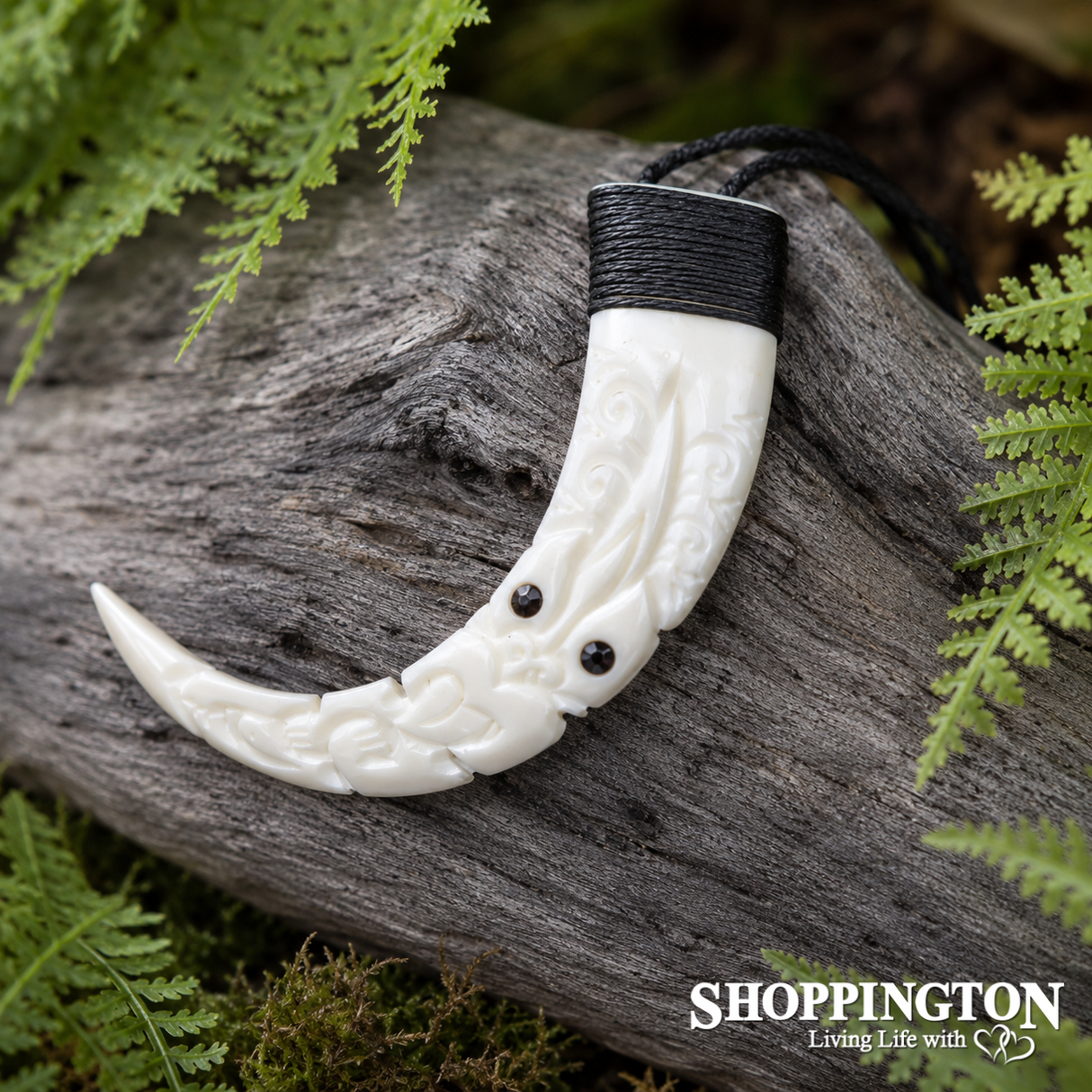 Bone Tusk Carved