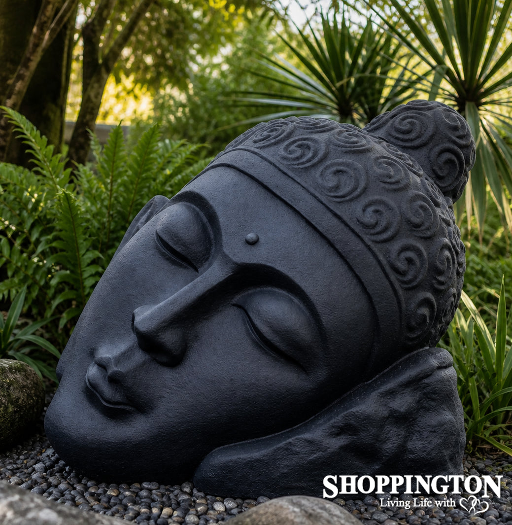 Garden Sculpture  - Concrete Buddha Face 80cm