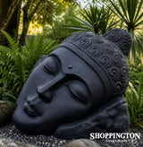Garden Sculpture  - Concrete Buddha Face 80cm