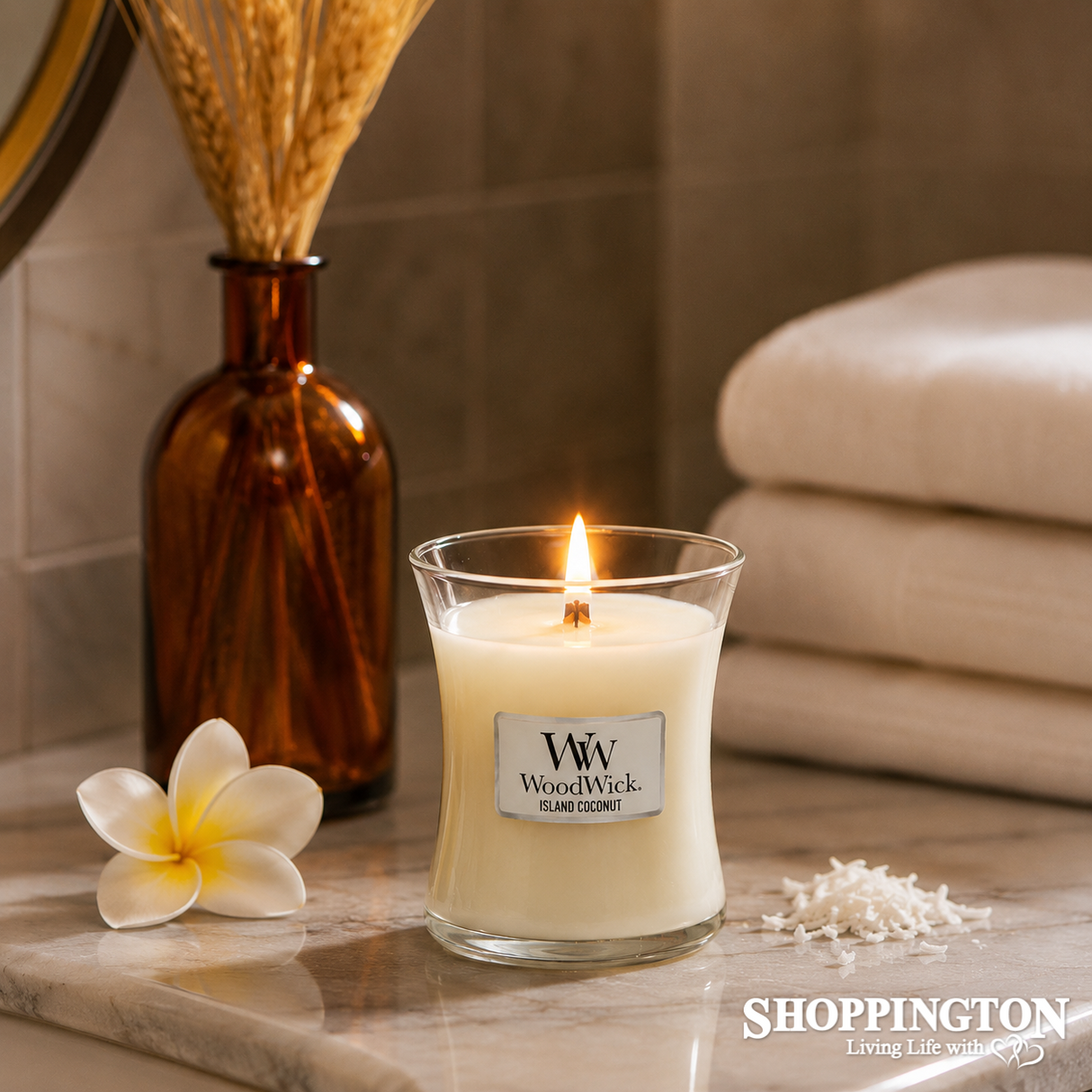WoodWick Island Coconut Mini