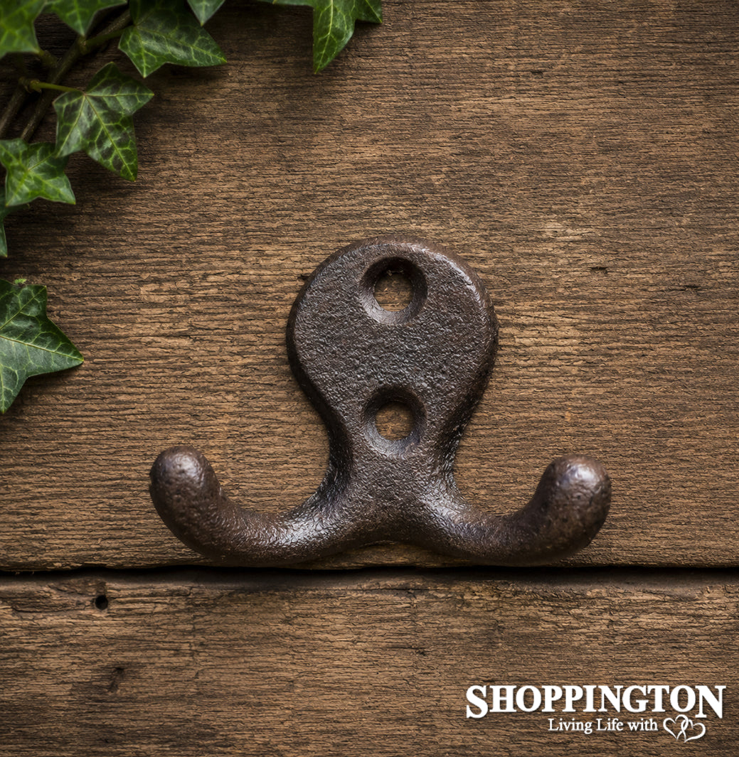 Cast Iron Mini Double Hook